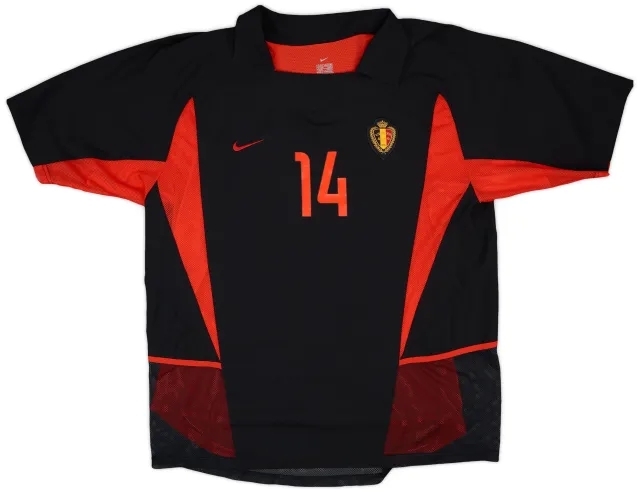 2002-04 Belgium Match Issue Away Shirt #14