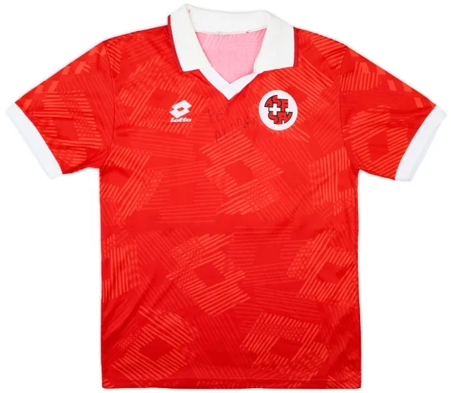 1992-93 Switzerland Home Shirt #10 - 4/10 - (M)