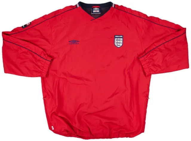 2000-02 England Umbro Drill Top - 8/10 - (M)
