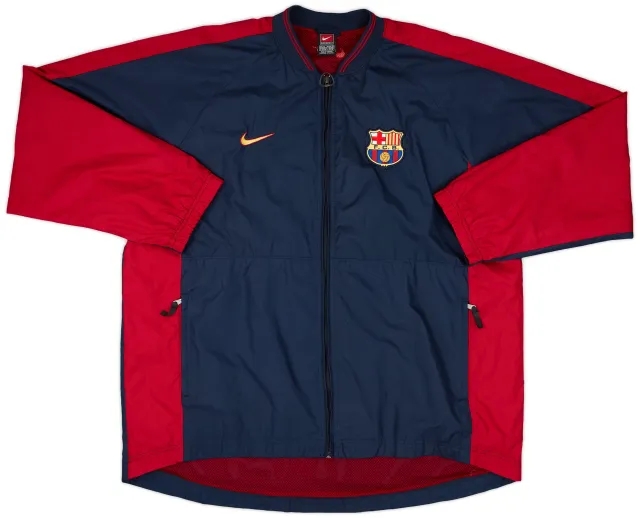 1998-99 Barcelona Nike Track Jacket - 8/10 - (XL)