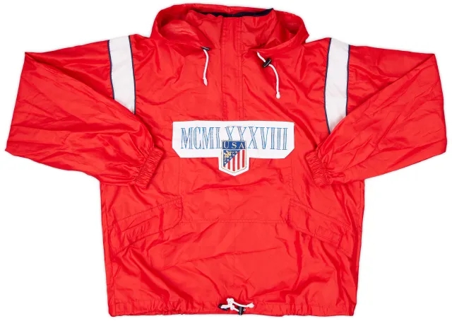 1988 USA Olympics Kappa 1/4 Zip Drill Top - 8/10 - (M)