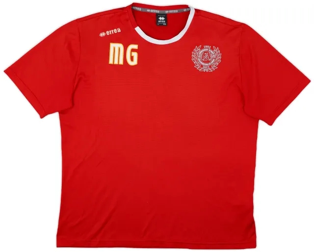 2011-12 Aldershot Staff Issue Errea Training Shirt MG - 8/10 - (XXL)
