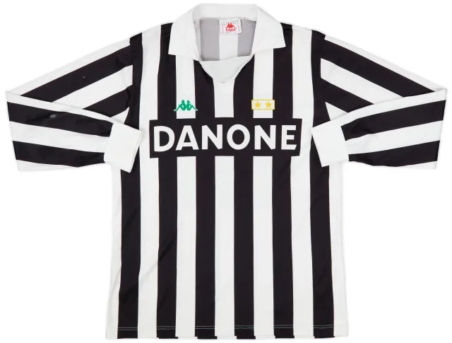1992-94 Juventus Basic Home L/S Shirt - 5/10 - (L)