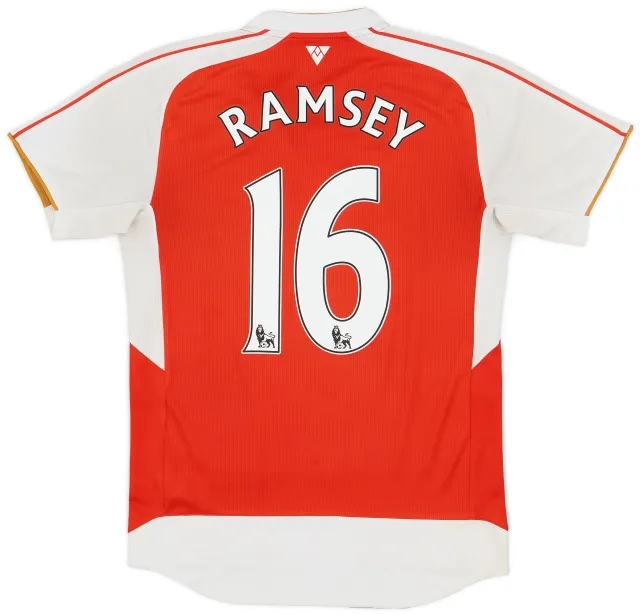 2015-16 Arsenal Home Shirt Ramsey #16 - 5/10 - (S)