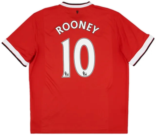 2014-15 Manchester United Home Shirt Rooney #10 - 5/10 - (XL)