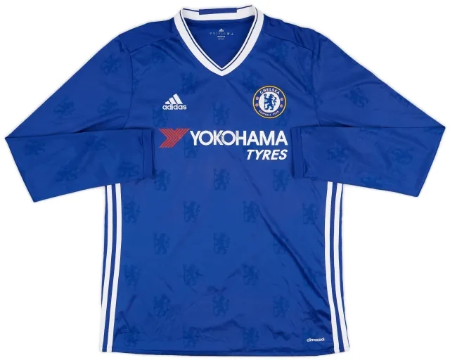 2016-17 Chelsea Home L/S Shirt - 5/10 - (L)