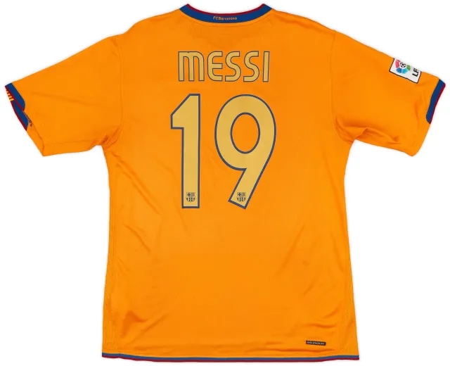 2006-08 Barcelona Away Shirt Messi #19 - 9/10 - (L)