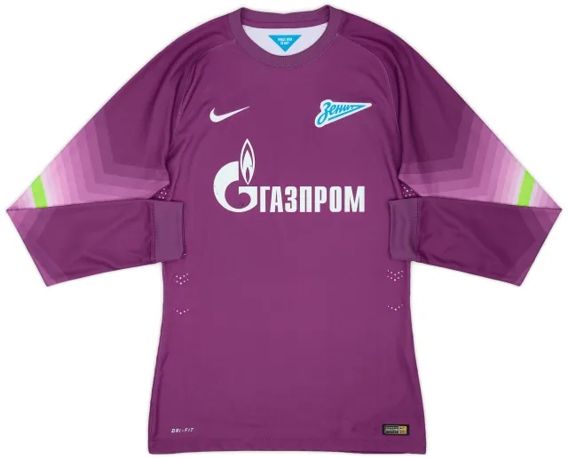2014-15 Zenit St. Petersburg Authentic GK Shirt - 6/10 - (M)