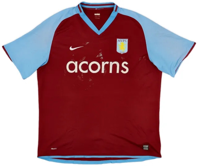 2008-09 Aston Villa Home Shirt - 4/10 - (XXL)