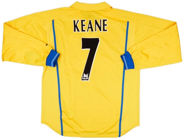 2000-02 Leeds United Away L/S Shirt Keane #7 (M)