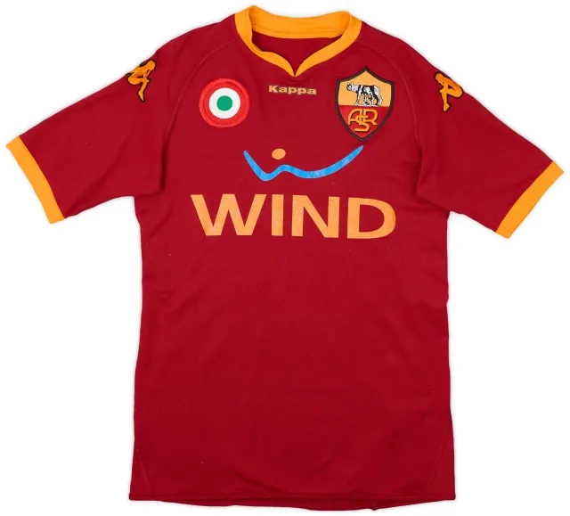 2007-08 Roma Home Shirt - 7/10 - (XS)