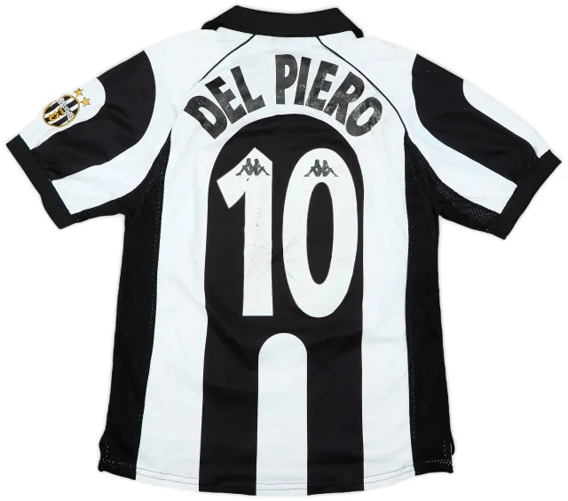 1997-98 Juventus Centenary Home Shirt Del Piero #10 - 4/10 - (S)