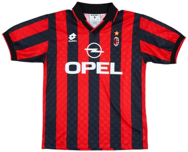 1995-96 AC Milan Home Shirt - 8/10 - (S)