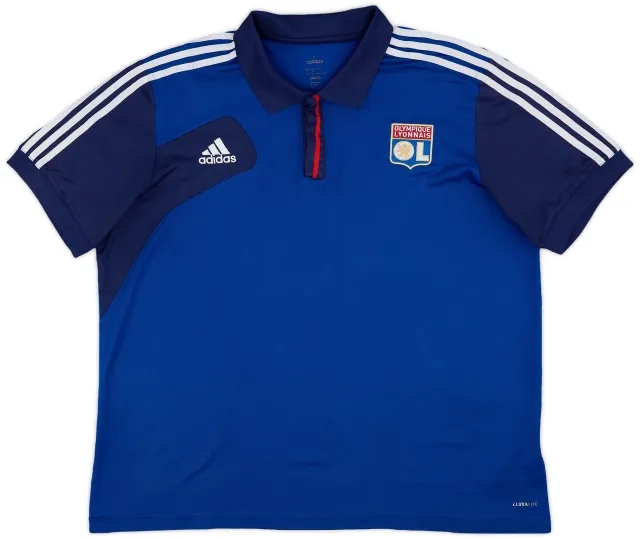 2012-13 Lyon adidas Polo Shirt - 5/10 - (3XL)