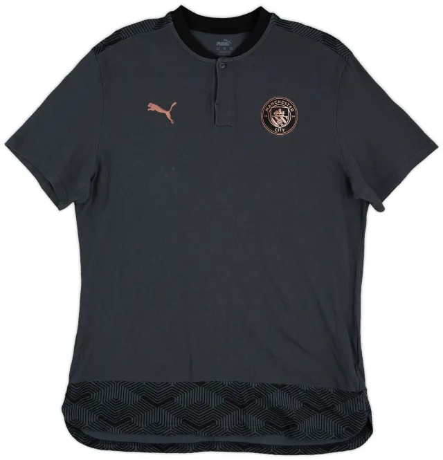 2020-21 Manchester City Puma Polo Shirt - 8/10 - (XXL)
