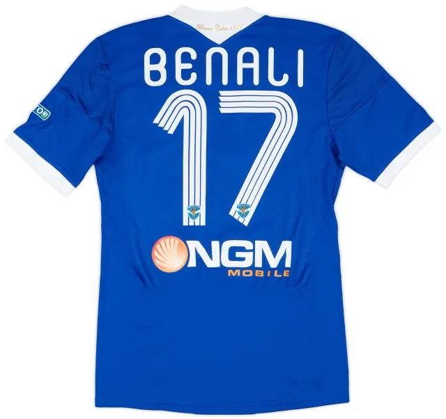 2013-14 Brescia Match Issue Home Shirt Benali #17