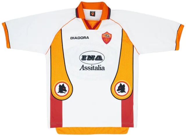 1997-98 Roma Match Issue Away Shirt #5