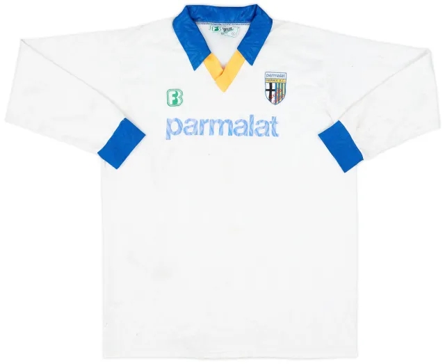 1990-92 Parma Scuola Calcio Home L/S Shirt - 5/10 - (L)