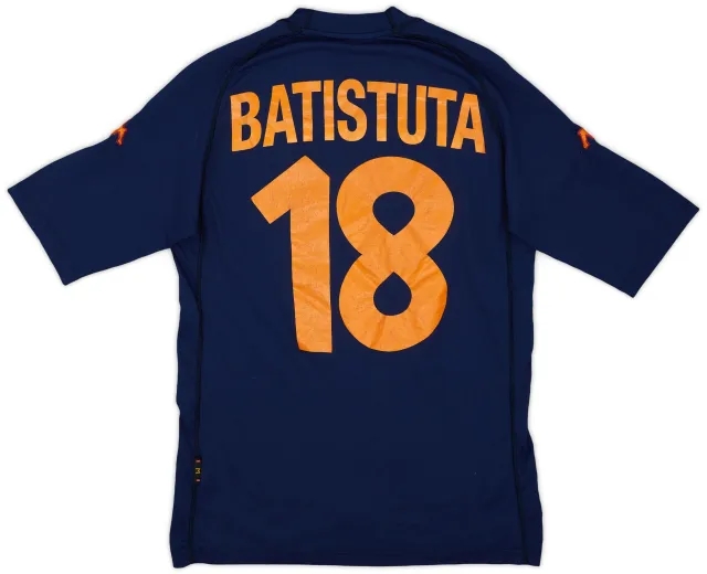 2000-01 Roma Third Shirt Batistuta #18 - 6/10 - (M)