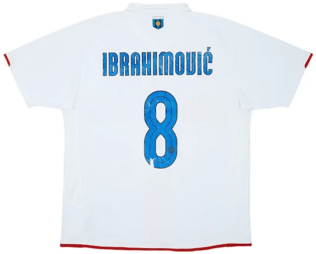 2007-08 Inter Milan Centenary Away Shirt Ibrahimovic #8 - 5/10 - (XL)