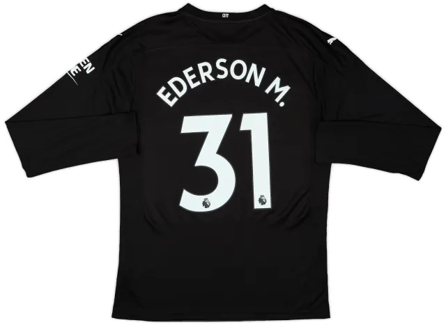 2020-21 Manchester City GK Shirt Ederson #31 - 9/10 - (L)