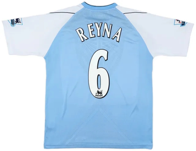 2006-07 Manchester City Home Shirt Reyna #6 - 7/10 - (L)