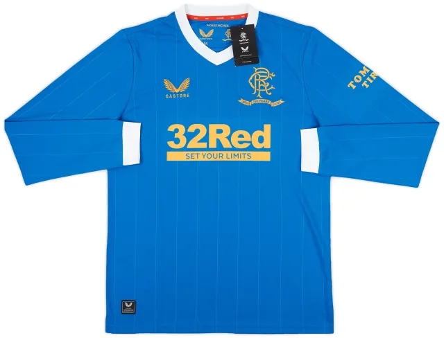 2021-22 Rangers Home L/S Shirt (M)