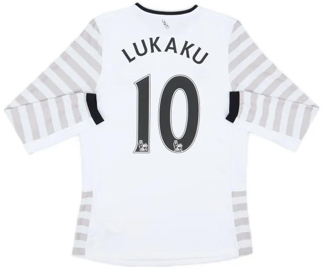 2015-16 Everton Away L/S Shirt Lukaku #10 - 9/10 - (M)