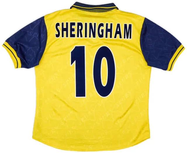 1995-97 Tottenham Third Shirt Sheringham #10 - 5/10 - (L)