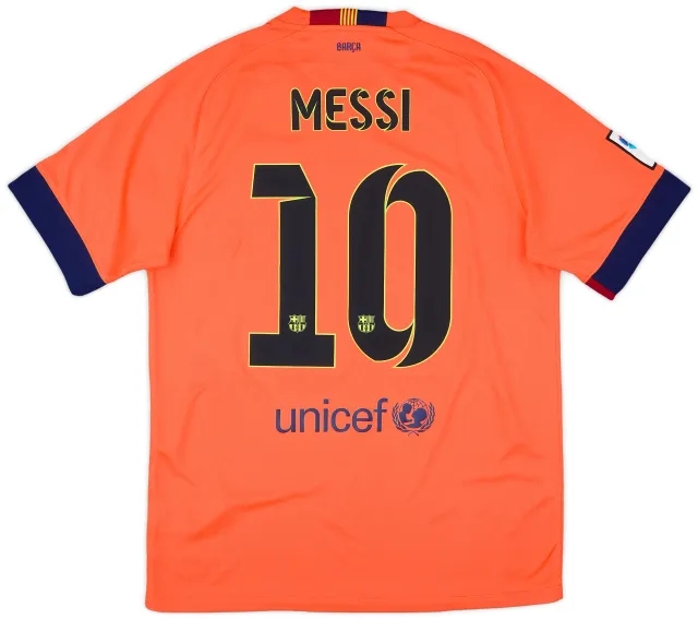 2014-15 Barcelona Away Shirt Messi #10 - 10/10 - (M)