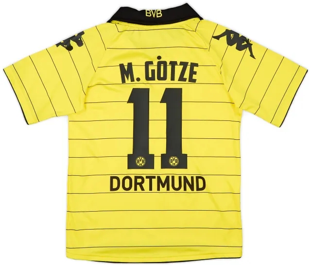 2010-11 Borussia Dortmund Home Shirt M. Gotze #11 - 7/10 - (L.Boys)