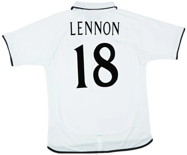 2001-02 Celtic Away Shirt Lennon #18 - 6/10 - (L)
