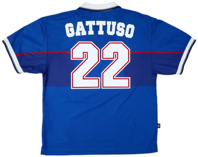 1997-99 Rangers Home Shirt Gattuso #22 - 5/10 - (XL)