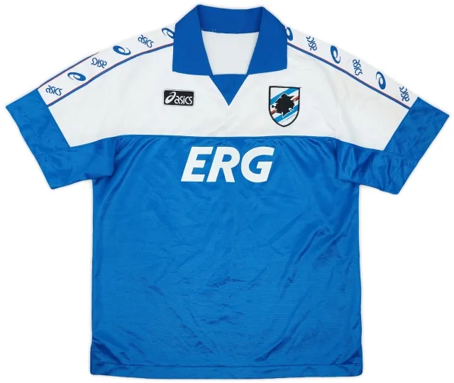 1992-94 Sampdoria Asics Training Shirt - 7/10 - (S)