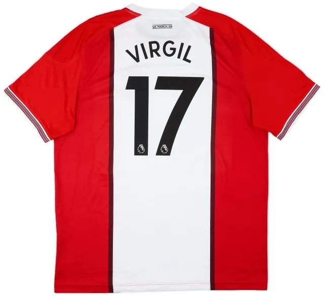 2017-18 Southampton Home Shirt Virgil #17 - 7/10 - (XXL)