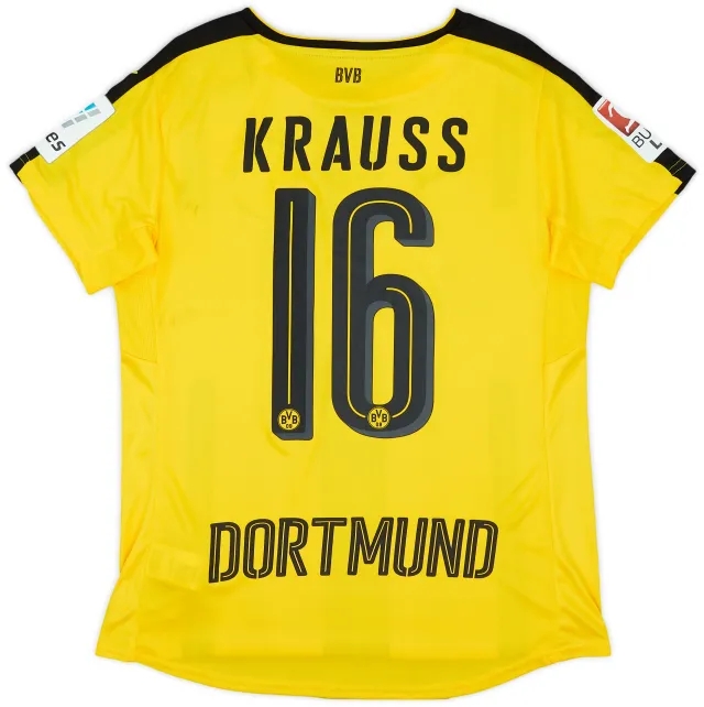 2016-17 Borussia Dortmund Home Shirt Krauss #16 (Women's L)