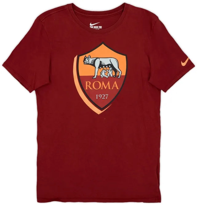 2015-16 Roma Nike Graphic Tee - 8/10 - (S)