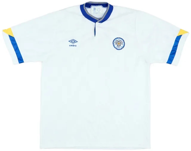 1990-91 Leeds United Home Shirt - 8/10 - (XL)