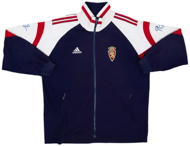 1997-98 Real Zaragoza adidas Track Jacket - 5/10 - (3XL)