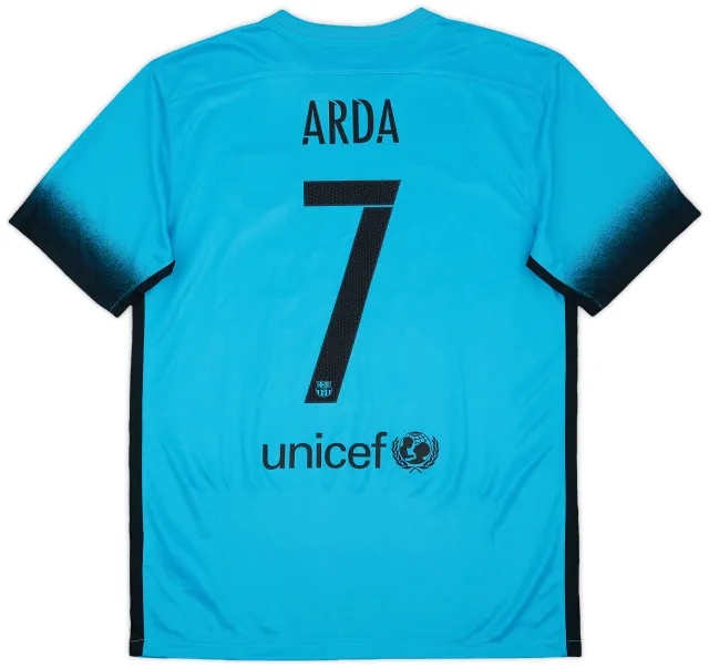 2015-16 Barcelona Third Shirt Arda #7 (M)
