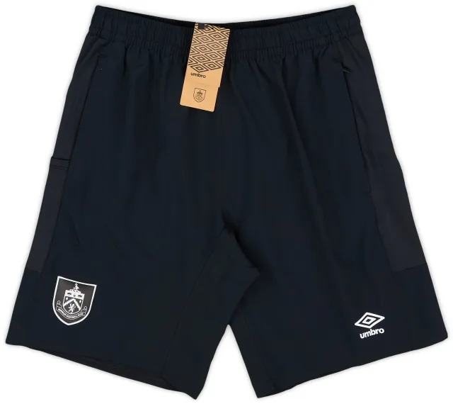 2023-24 Burnley Umbro Long Woven Shorts (M)