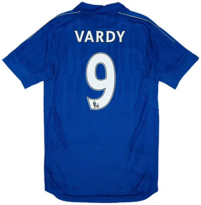 2016-17 Leicester Home Shirt Vardy #9 - 8/10 - (S)