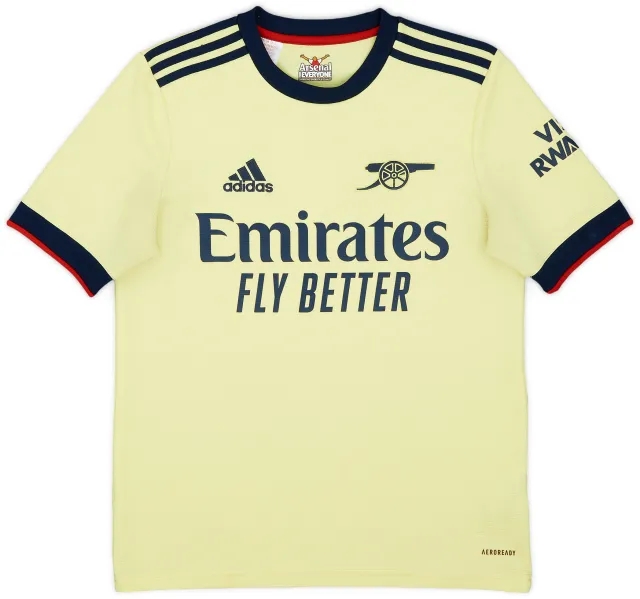 2021-22 Arsenal Away Shirt - 7/10 - (L.Boys)