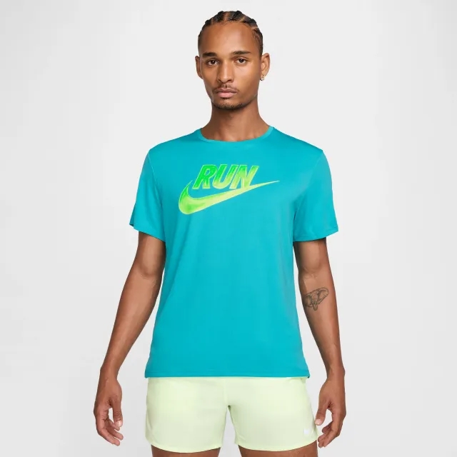 Nike Miler Run Energy Men's Dri-FIT Short-Sleeve Running Top - Green - Sustainable Materials