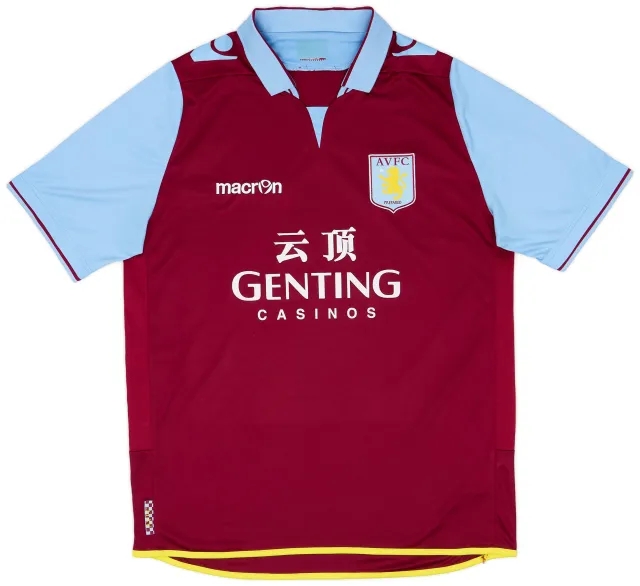 2012-13 Aston Villa Home Shirt Benteke #20 - 7/10 - (XL)