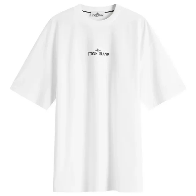 Stone Island Men's Fingerprint Logo T-Shirt White