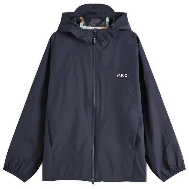 A.P.C. Men's x Asics Meadow Water Repellant Jacket Dark Navy