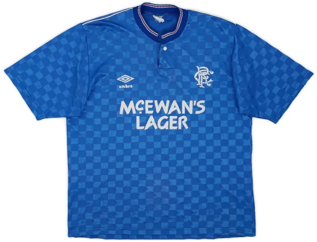 1987-90 Rangers Home Shirt - 5/10 - (M)