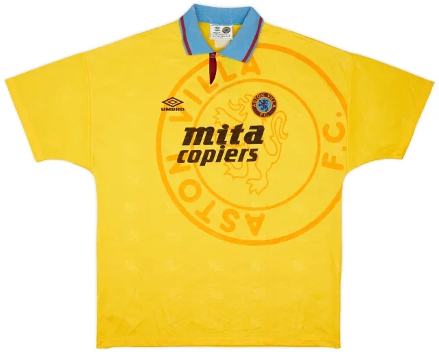 1991-93 Aston Villa Third Shirt - 7/10 - (XL)