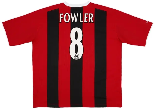 2003-04 Manchester City Away Shirt Fowler #8 - 10/10 - (XXL)